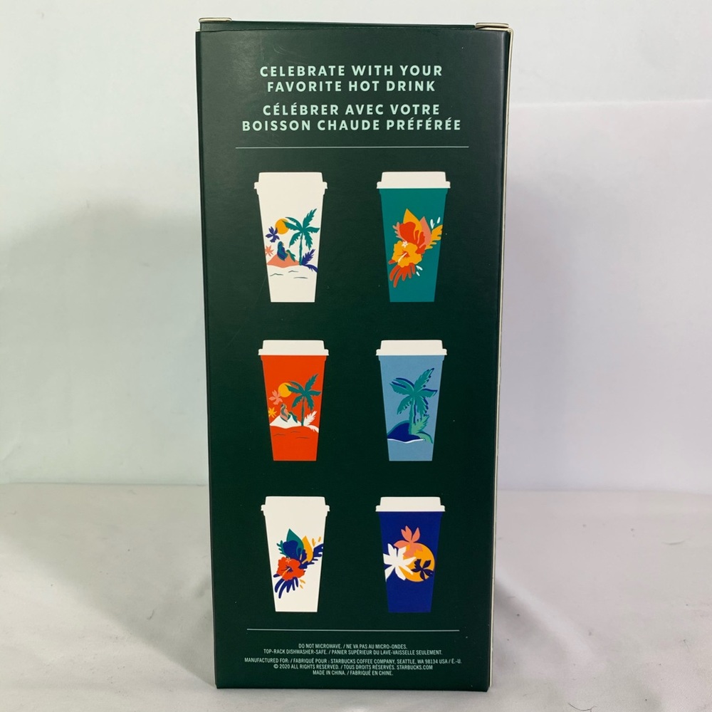 Starbucks Summer 2020 Reusable Cups Beach Tropical